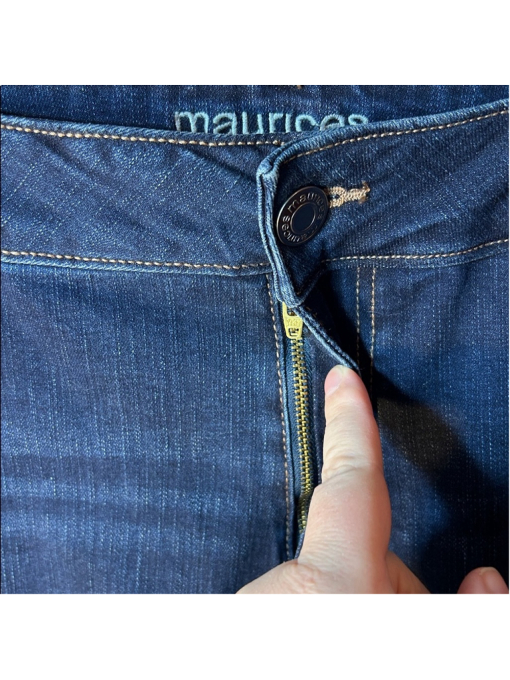 m jeans by maurices Classic Slim Boot Mid Rise Jean size 24W Long - Picture 8 of 10